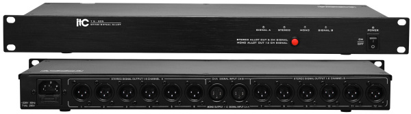 ITC TS-205 Распределитель стереосигнала, 1 Вход 6 выходов фото